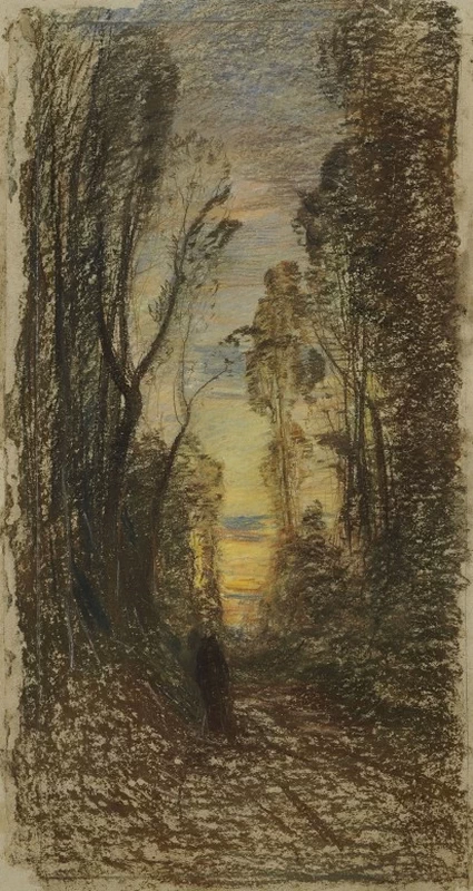 Effetto di luce tra gli alberi - Galleria Civica d’Arte Moderna e Contemporanea, Torino